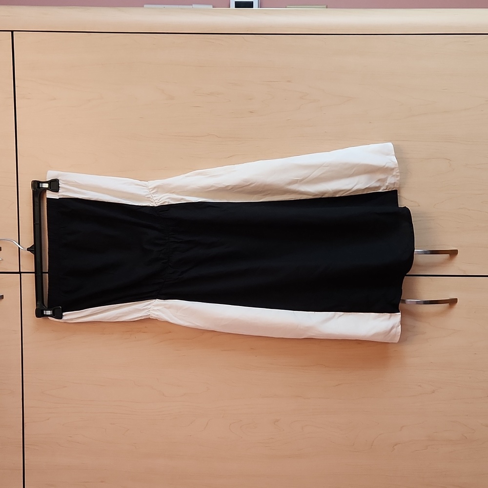 Black & White Strapless Dress